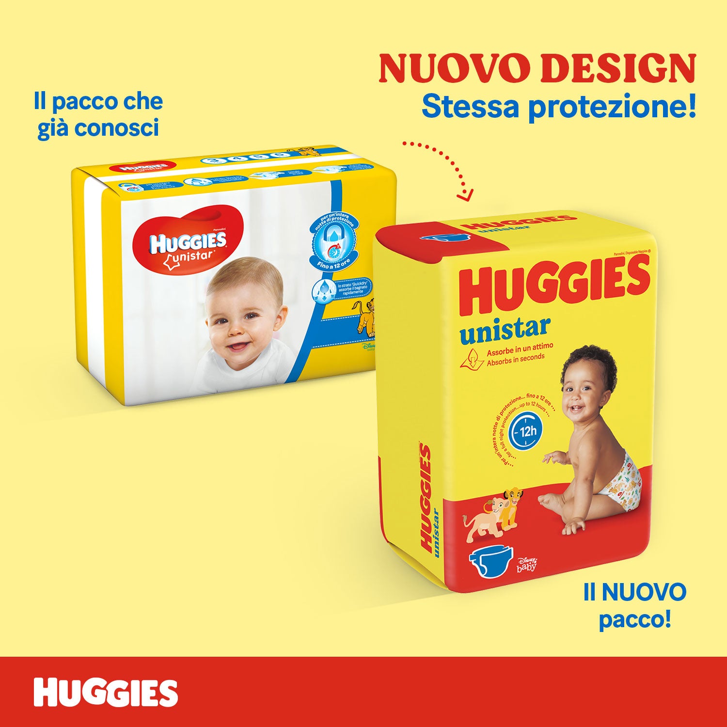 Huggies - Pannolini Unistar Taglia 3 18pz