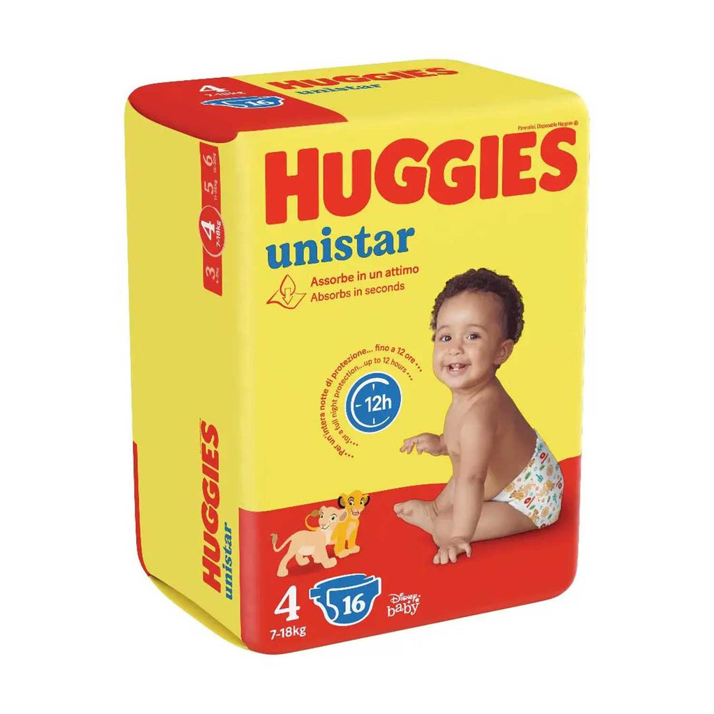 Huggies - Pannolini Unistar taglia 4 (16 pz)