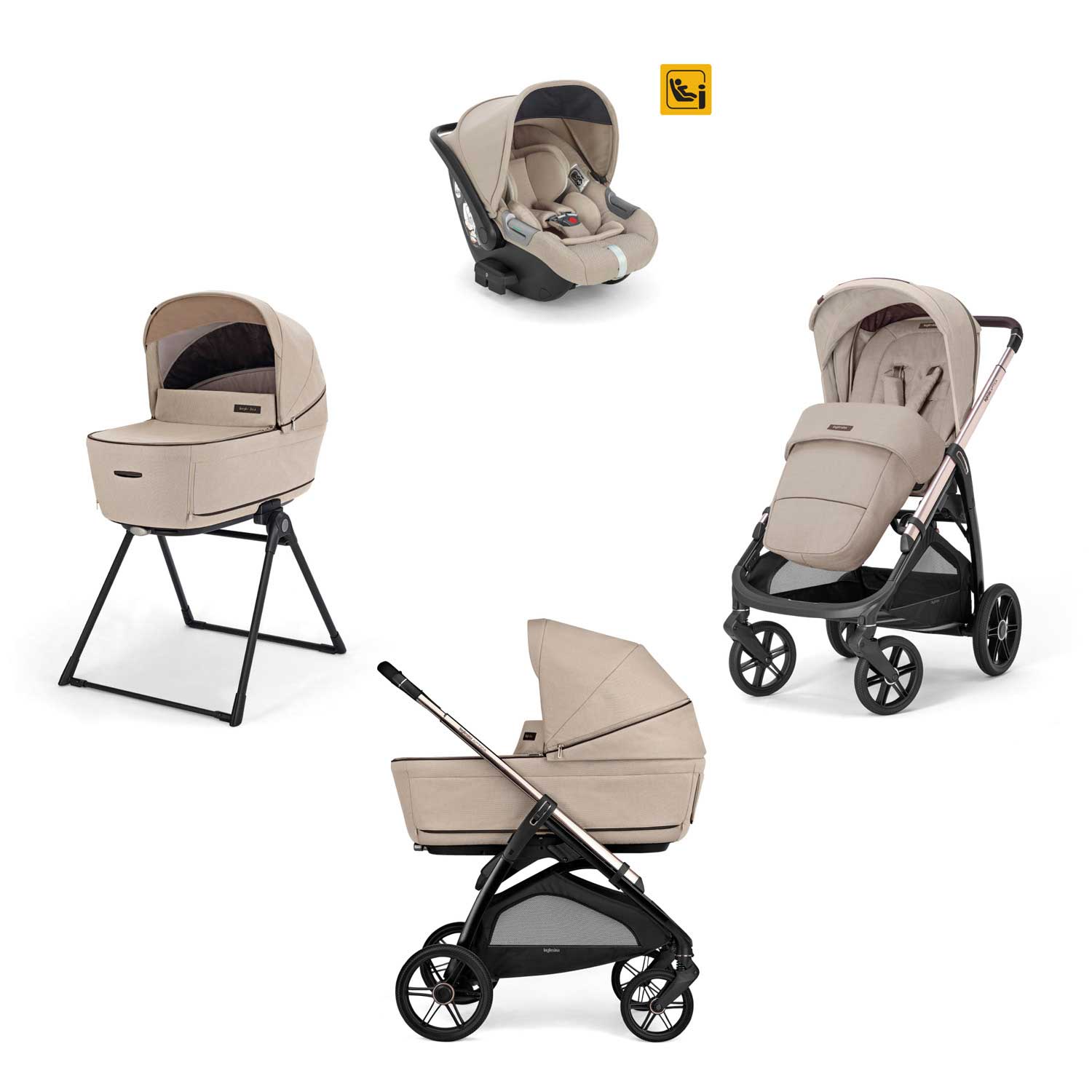 Inglesina - Trio Aptica System Quattro with Darwin including Frame and StandUp New