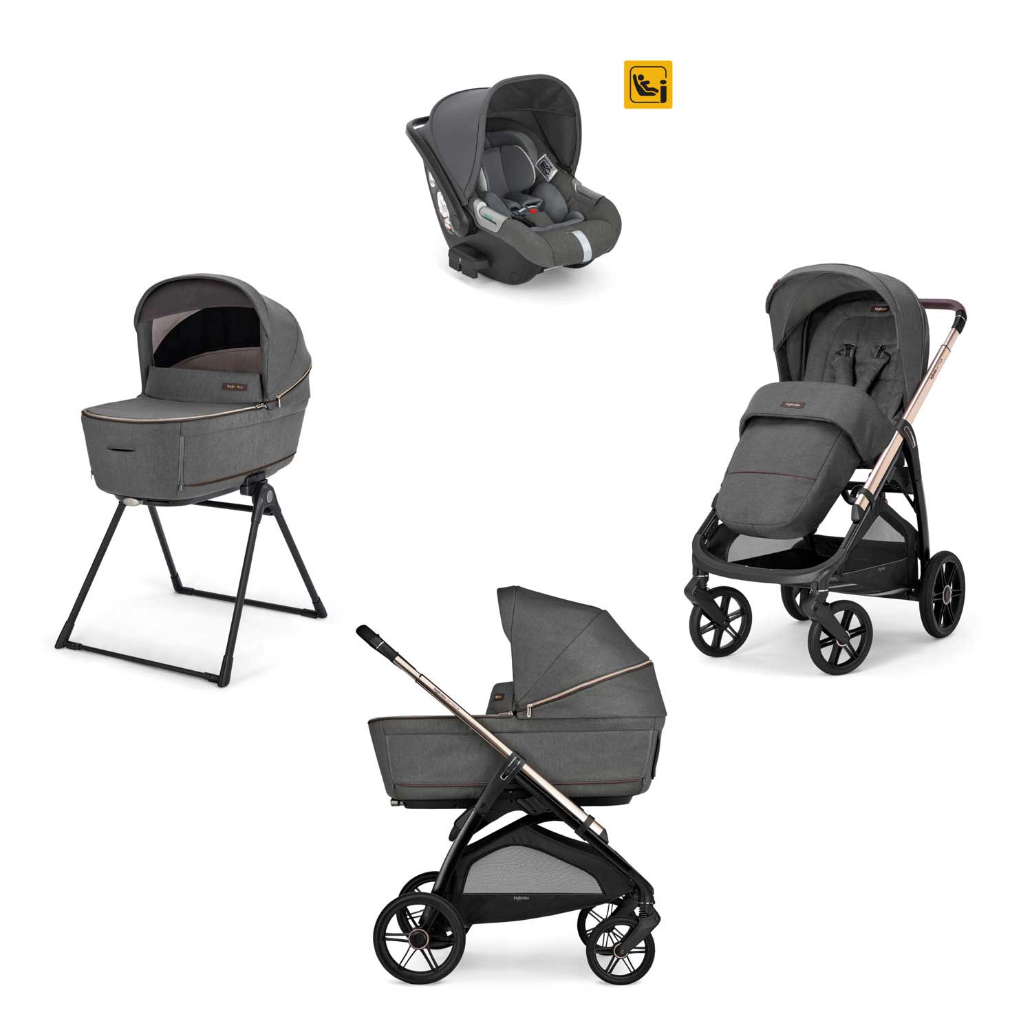 Inglesina - Trio Aptica System Quattro with Darwin including Frame and StandUp New
