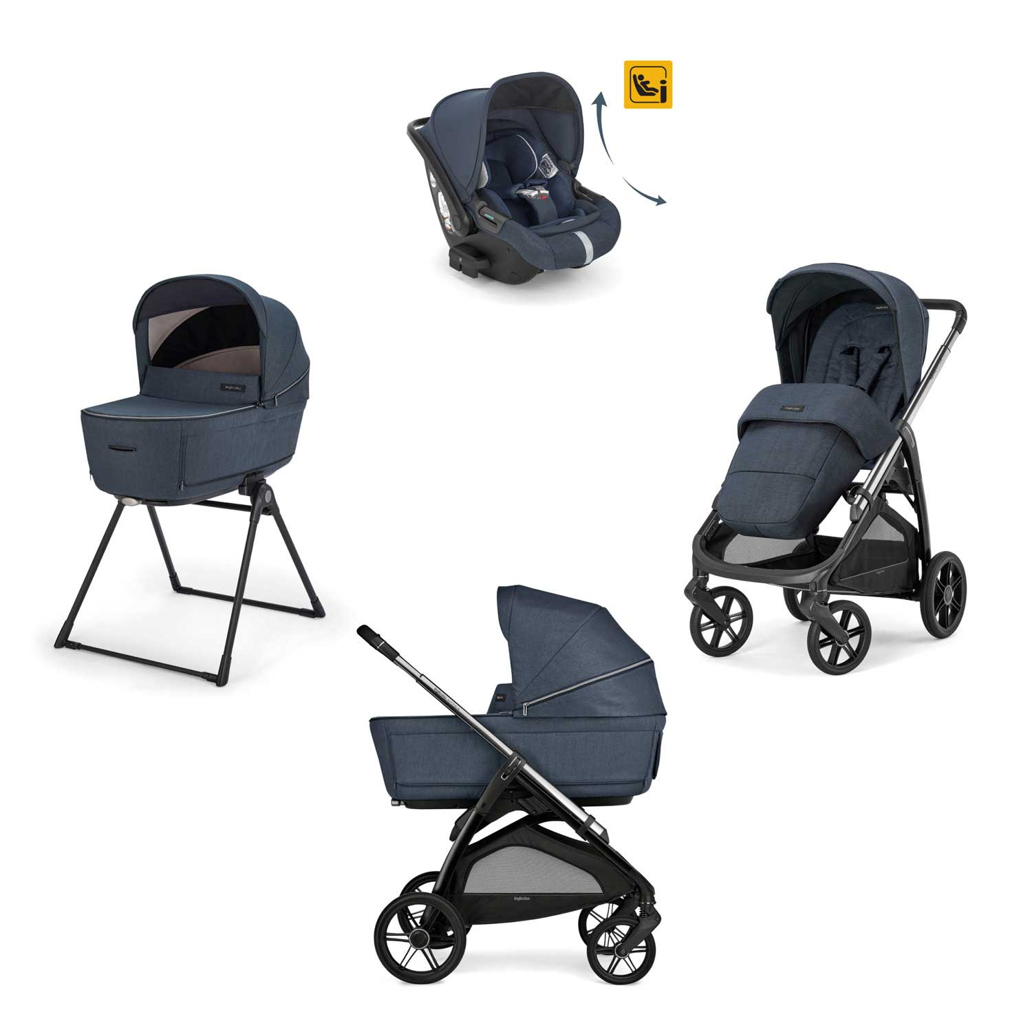 Inglesina - Trio Aptica 2025 Con Seggiolino Auto Darwin Recline