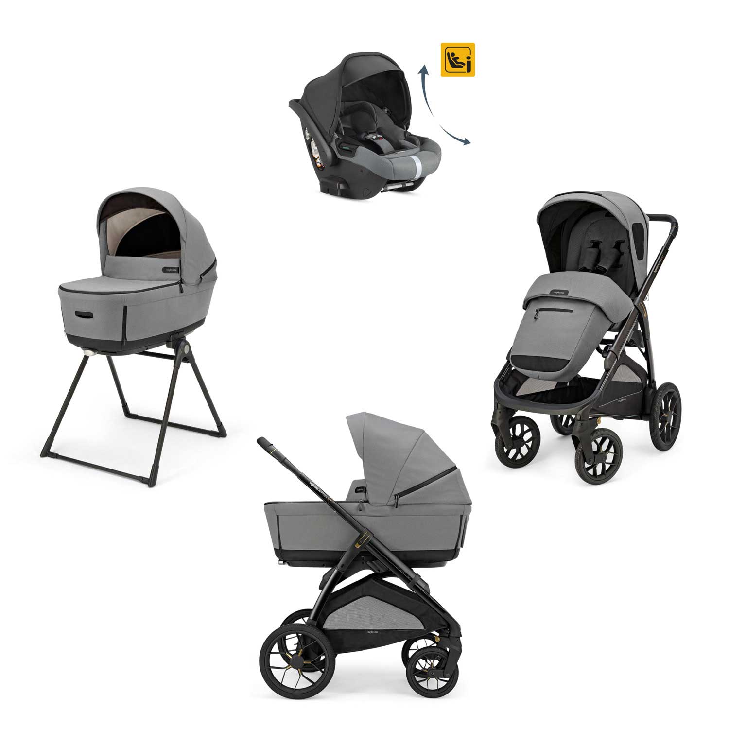 Inglesina - Trio Aptica XT Con Seggiolino Auto Darwin Recline