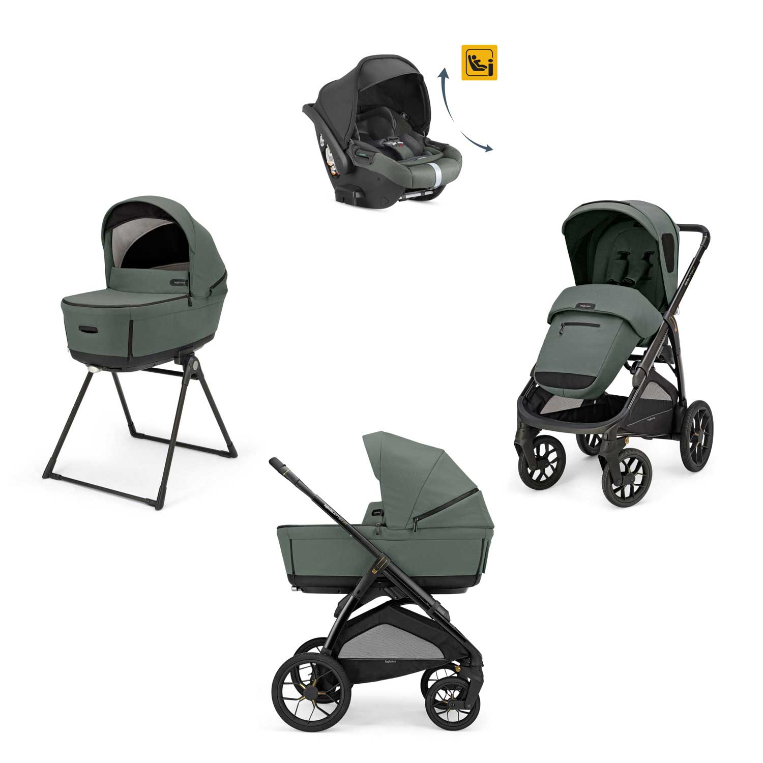Inglesina - Trio Aptica XT Con Seggiolino Auto Darwin Recline