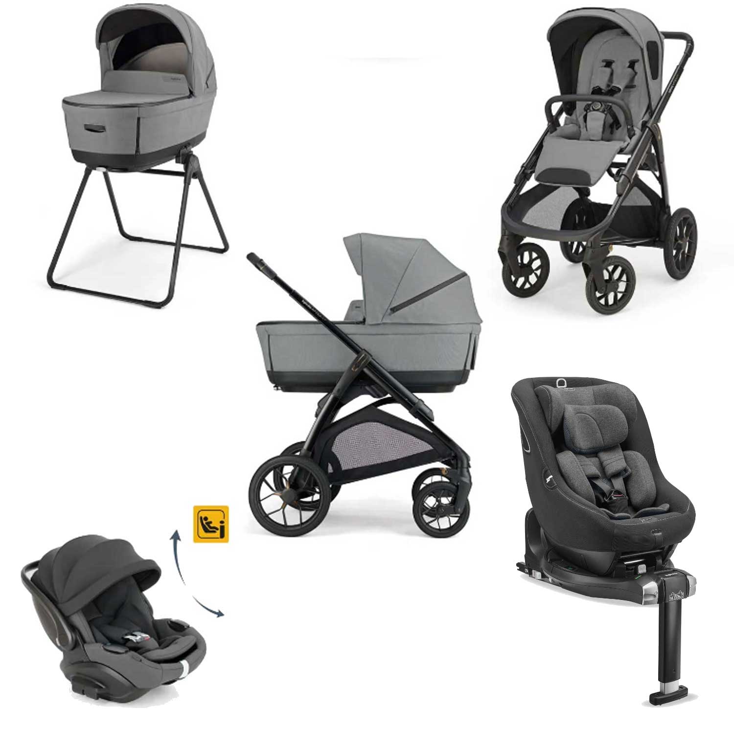 Inglesina - Trio Aptica XT 2026 Con Darwin Evo Recline Isize + Base Auto Darwin 360 + Darwin Next Stage