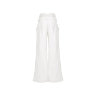 JOSEPH - Pantaloni Premaman in Lino Bianchi