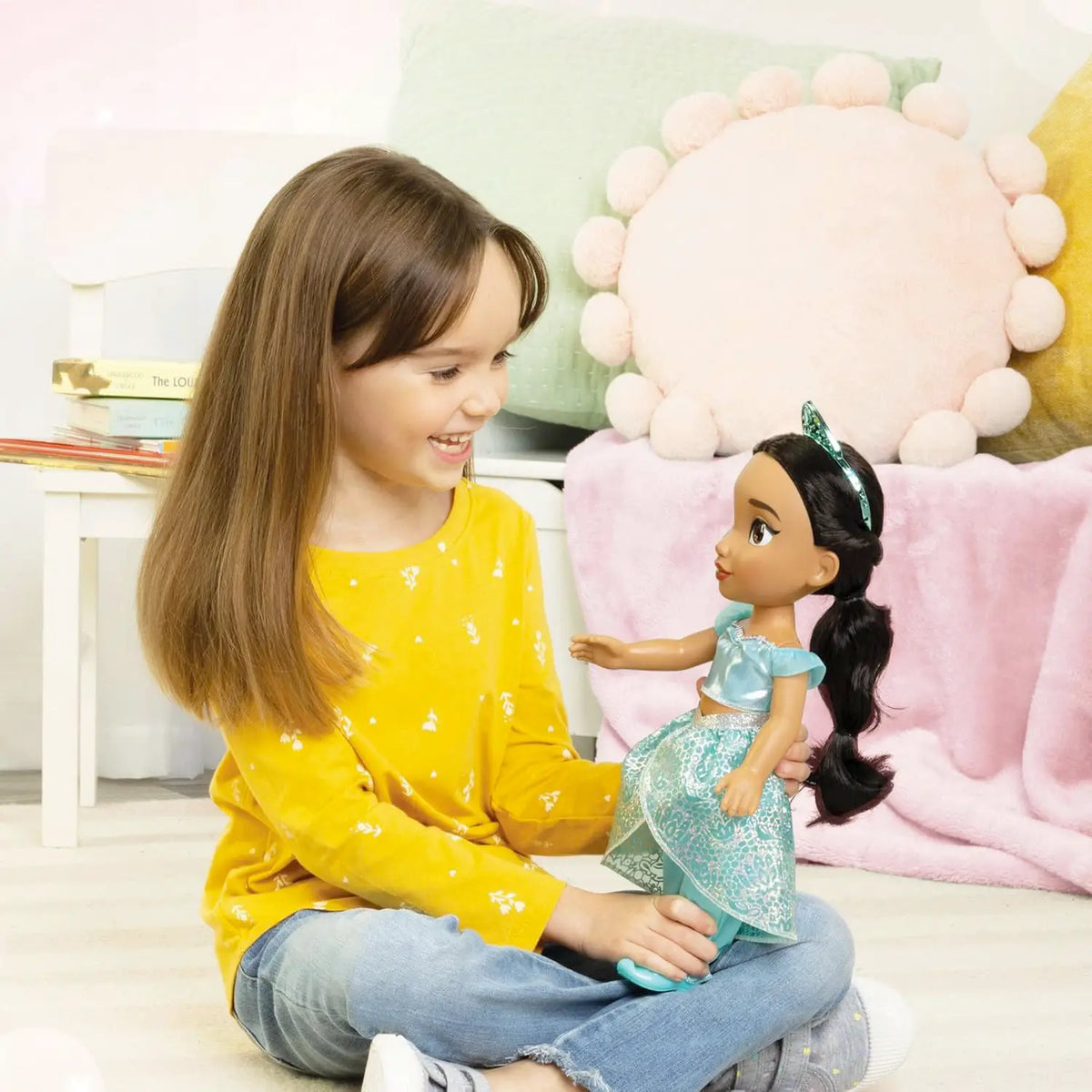 Jakks Pacific - Bambola Jasmine Disney Princess 38 cm