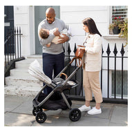Joie - Trio Con Passeggino Finiti +Navicella Calmi + S.A. I Level Recline + Base Omaggio