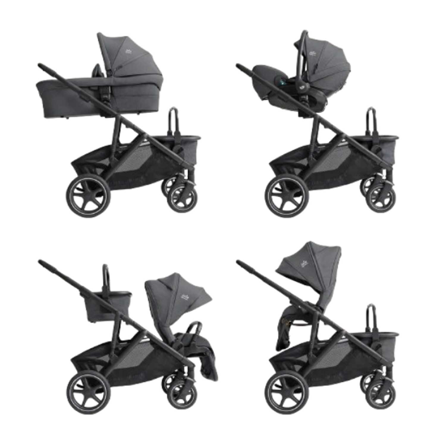 Joie Signature - Trio Gemellare Versiti con 2 sedute, 2 Ramble XL e 2 Sprint I size