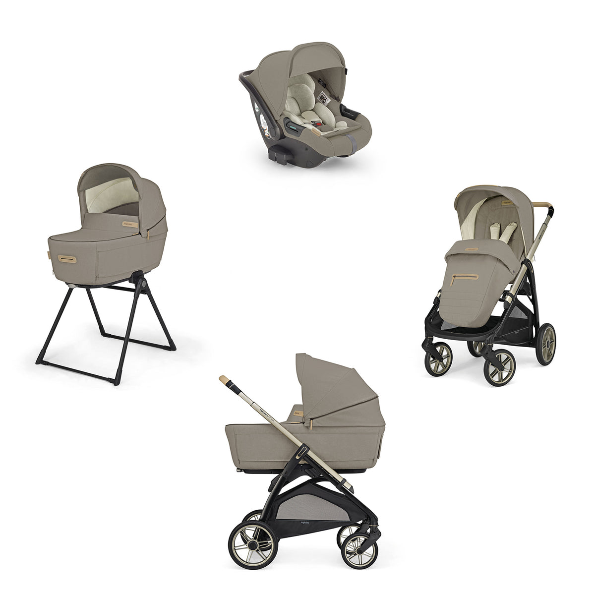 Inglesina - Trio Aptica System Quattro with Darwin Infant Recline including Frame and StandUp