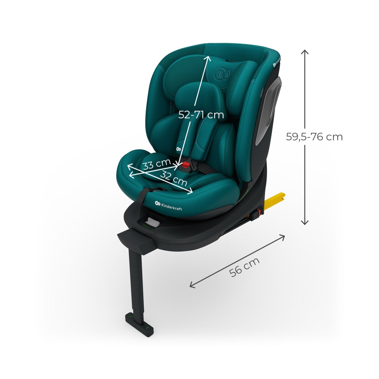 Kinderkraft - Seggiolino Auto I 360 2 Plus ISize