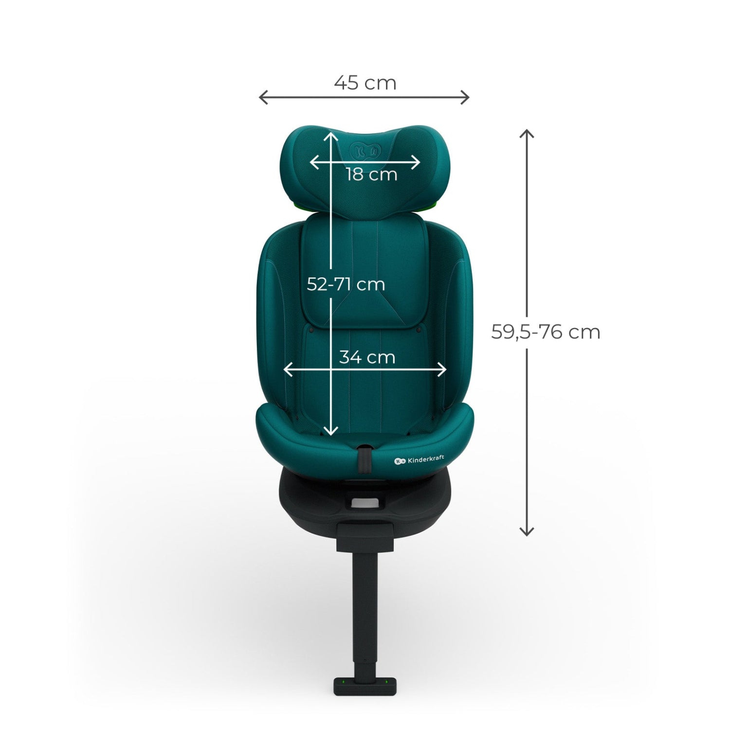 Kinderkraft - Seggiolino Auto I 360 2 Plus ISize