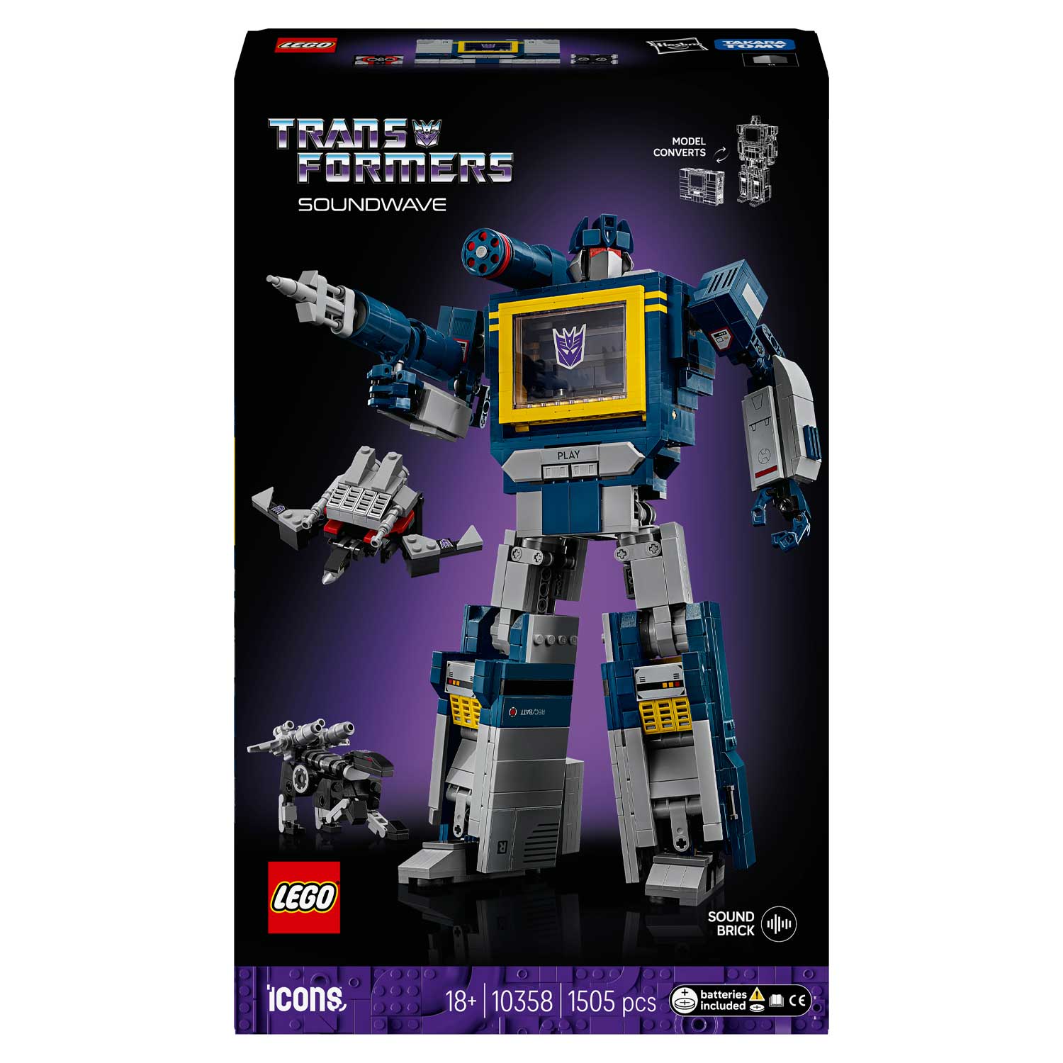 LEGO - Icons Transformers Soundwave 10358