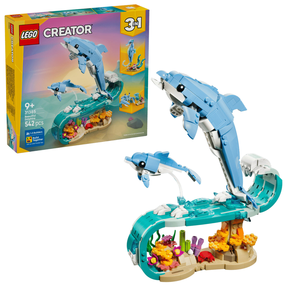 LEGO - Animali marini i meravigliosi delfini 31385