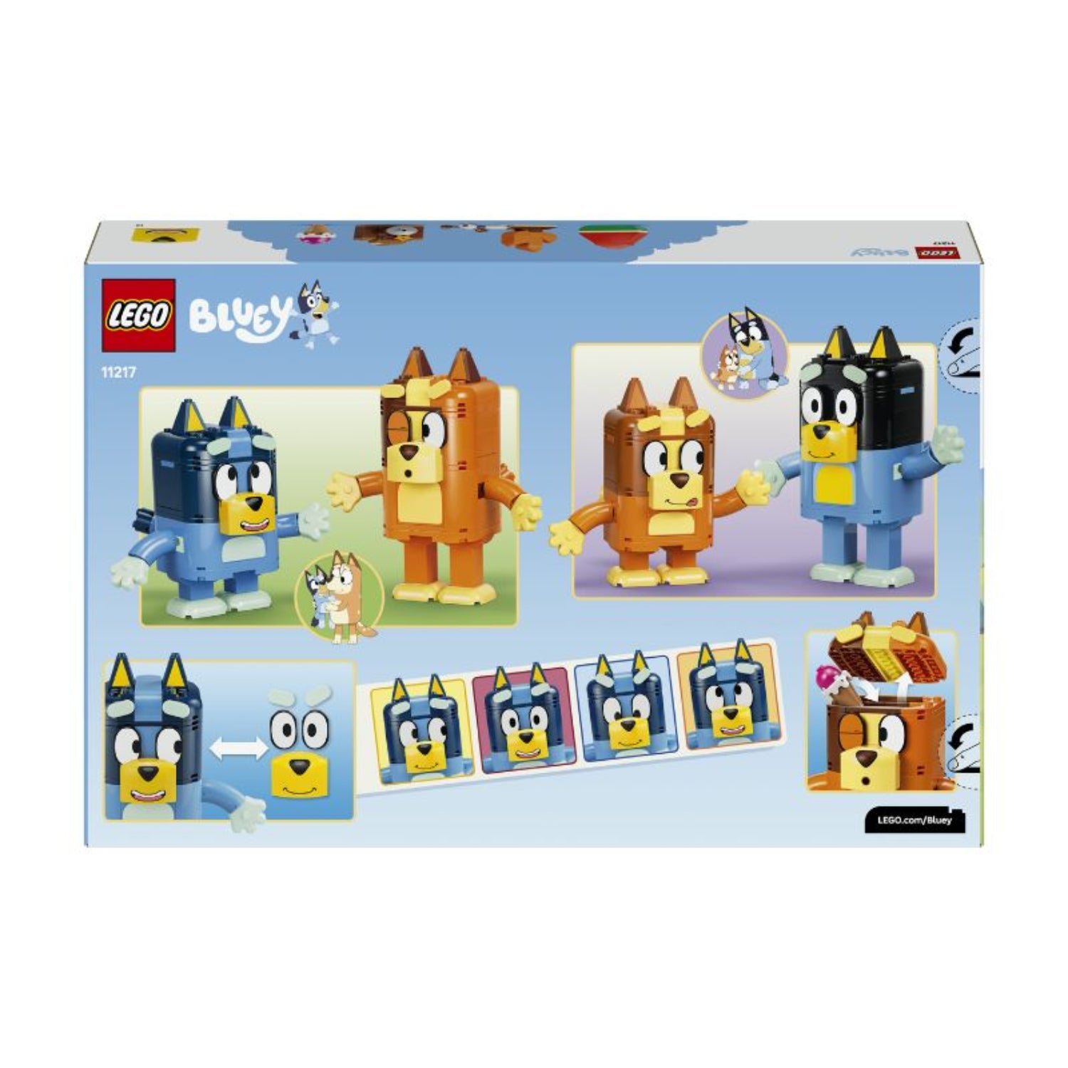 LEGO - Bluey Famiglia Bluey In Mattoncini 11217