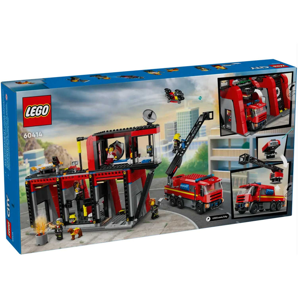 LEGO - City Fire Caserma Dei Pompieri E Autopompa 60414
