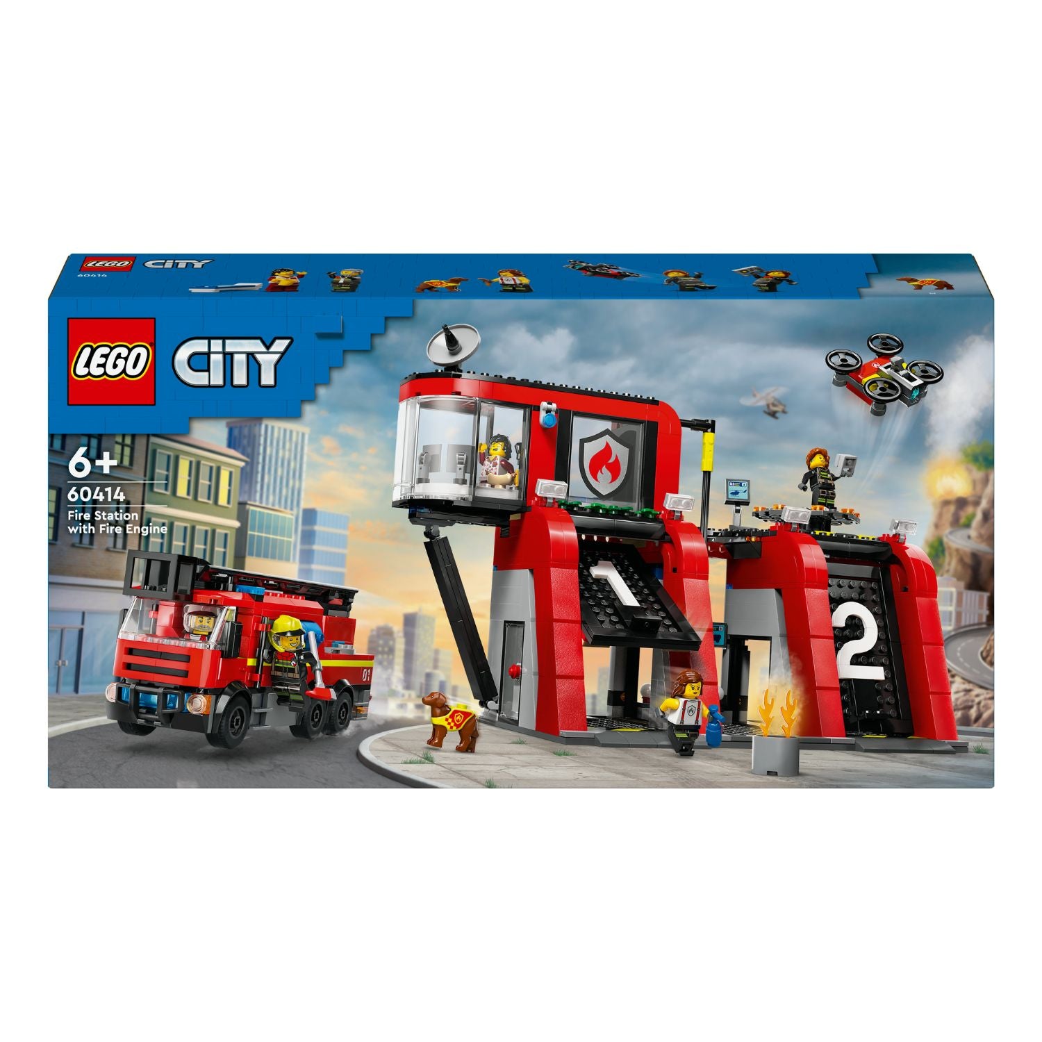 LEGO - City Fire Caserma Dei Pompieri E Autopompa 60414