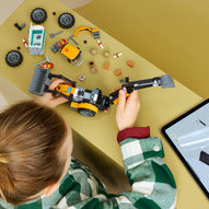 LEGO - City Great Vehicles Scavatrice Da Cantiere Gialla 60480