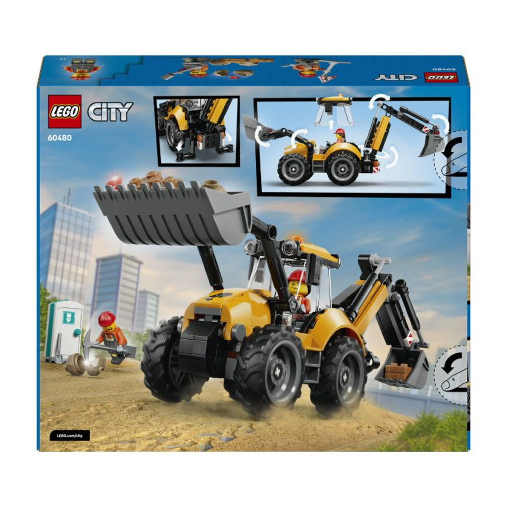 LEGO - City Great Vehicles Scavatrice Da Cantiere Gialla 60480