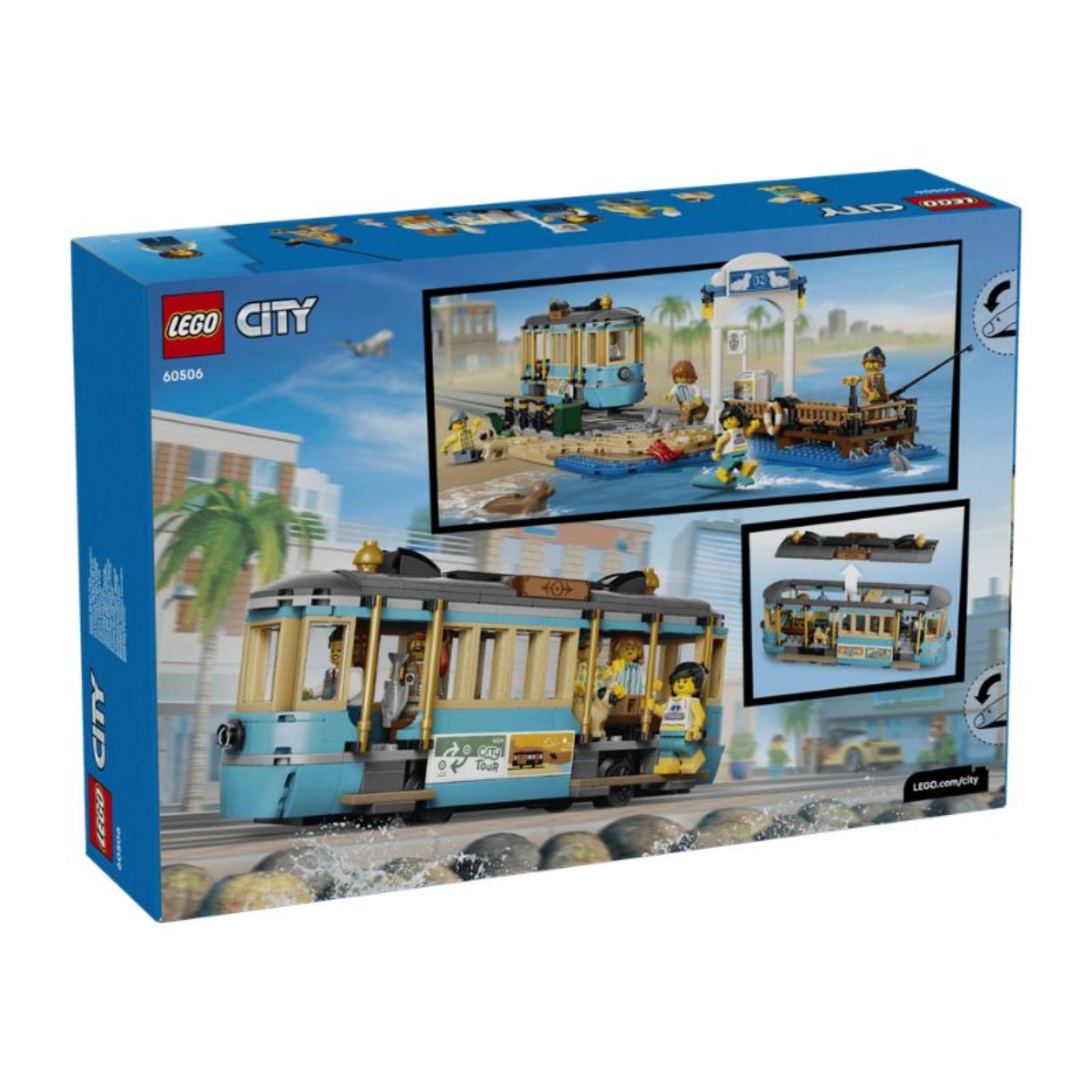 LEGO - City Trains Tram Classico Della Spiaggia 60506