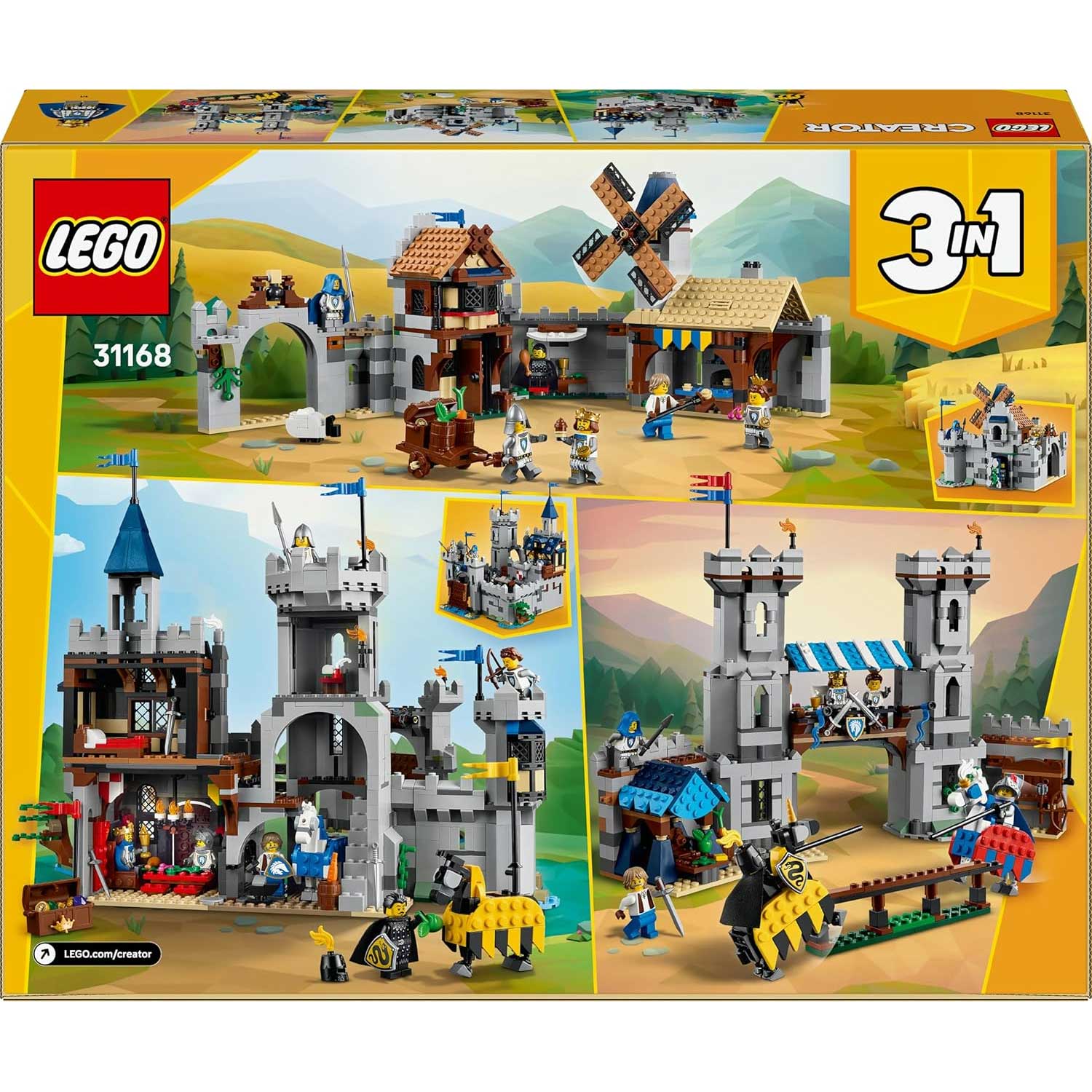 LEGO - Creator Castello Del Cavaliere Medievale 31168