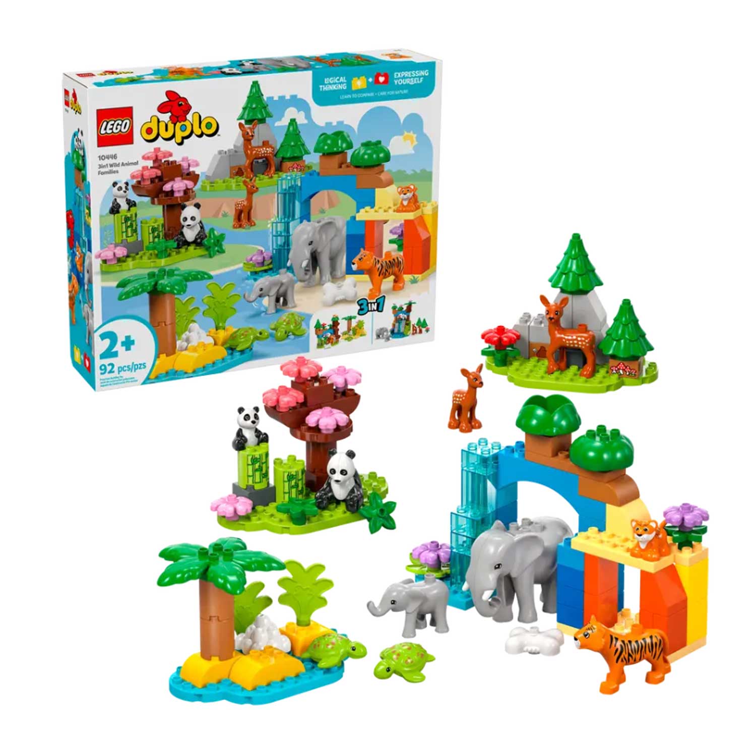 LEGO - Linea Duplo: Famiglie di animali 3 in 1 10446