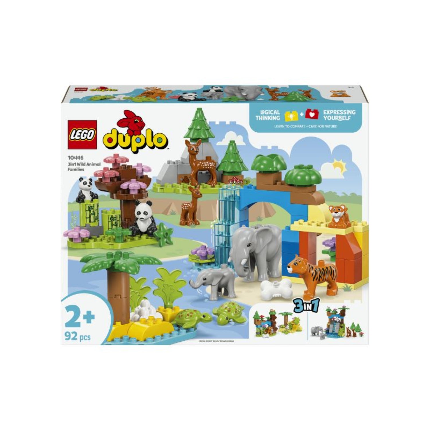 LEGO - Linea Duplo: Famiglie di animali 3 in 1 10446