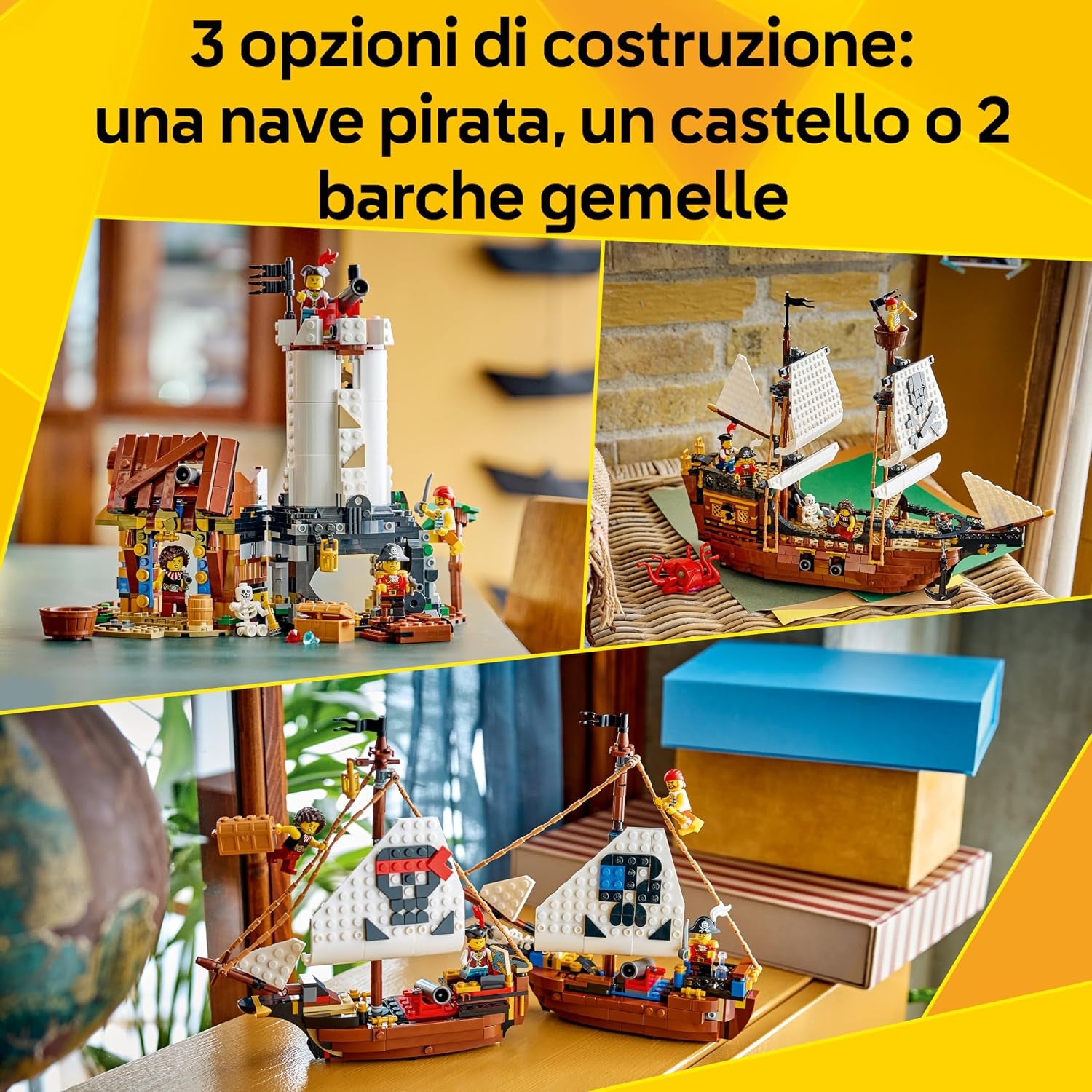 LEGO - Creator Iconica Nave Da Pirata 31387