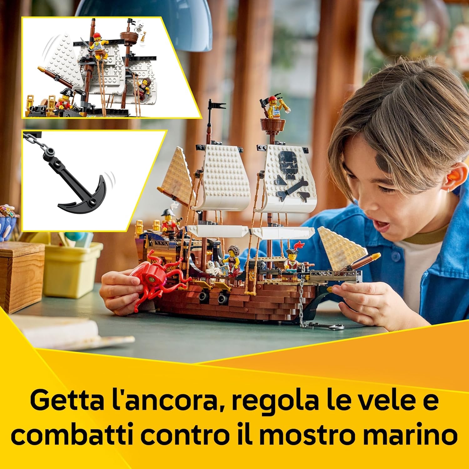 LEGO - Creator Iconica Nave Da Pirata 31387