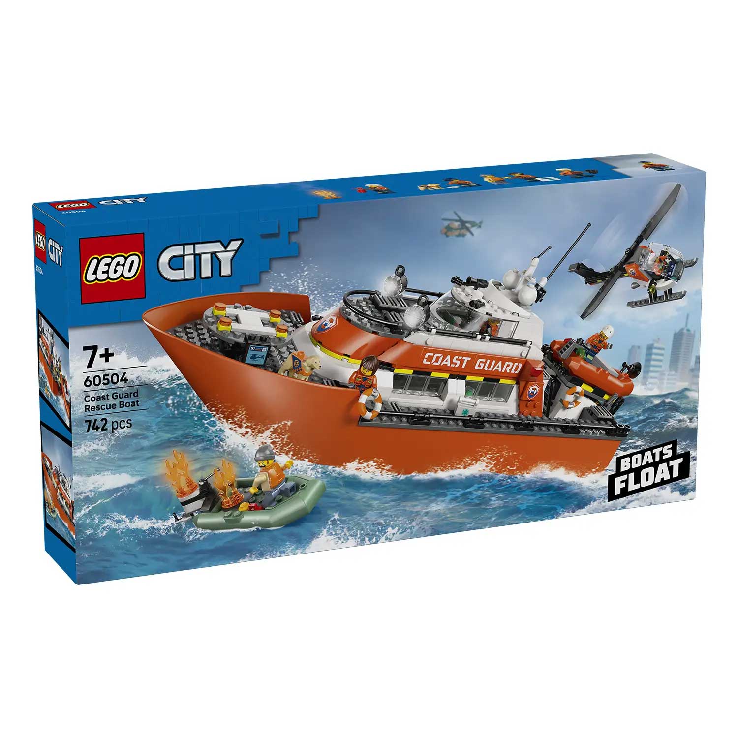 LEGO - City Exploration Motoscafo Di Soccorso Ed Elicottero Della Guardia Costiera 60504