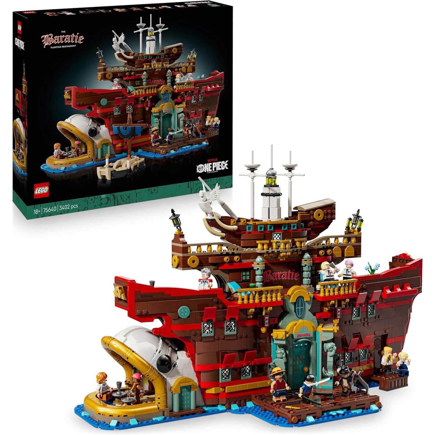 LEGO - One Piece Baratie Il ristorante galleggiante 75640