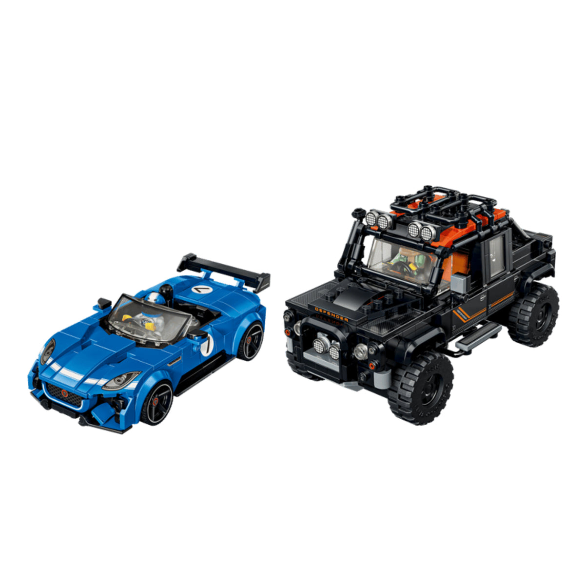LEGO - Speed Champion Jaguar Project 7 e Land Rover Defender 77264