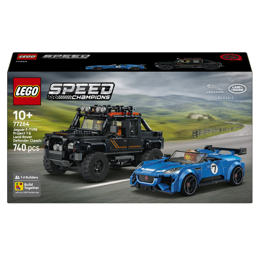 LEGO - Speed Champion Jaguar Project 7 e Land Rover Defender 77264