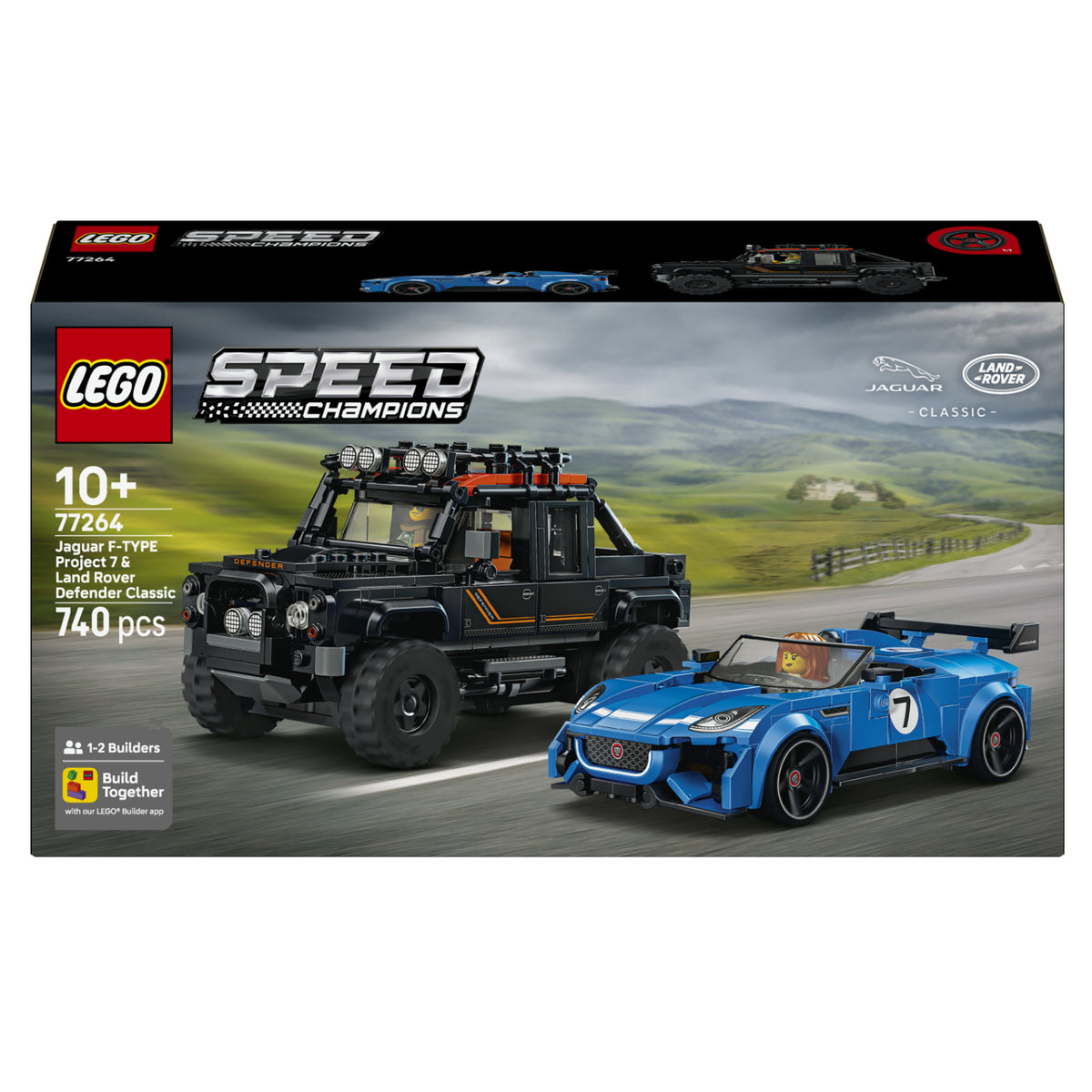 LEGO - Speed Champion Jaguar Project 7 e Land Rover Defender 77264