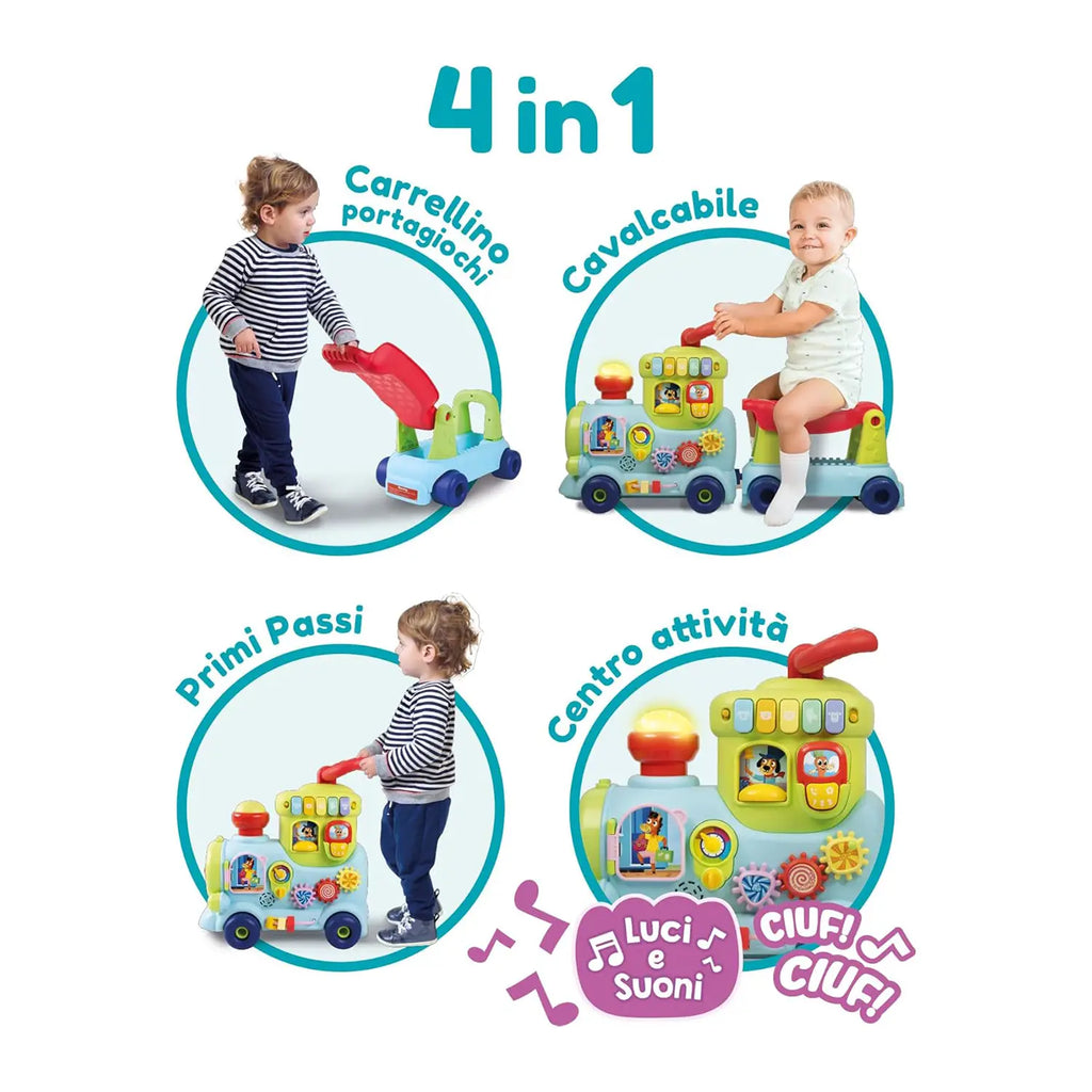 Lisciani - Carotina Baby Trenino dei Giochi 4in1