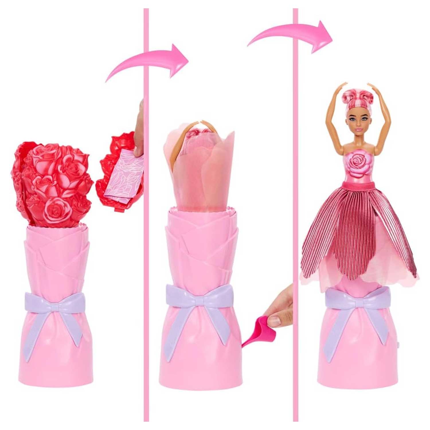 Mattel - Barbie Flower Reveal Rosa Rossa JMF59