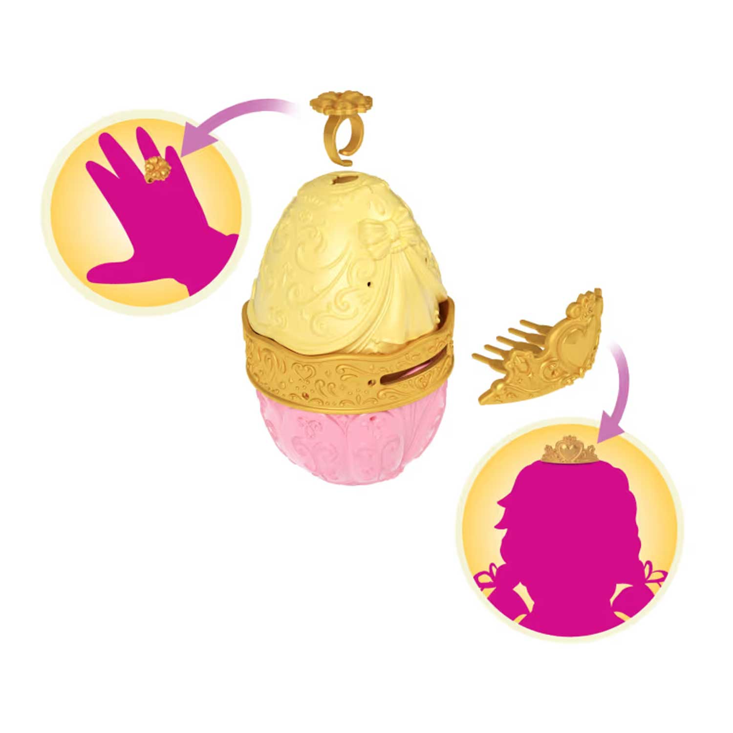 Mattel - Disney Princess Uova Di Pasqua Fiabe Magiche JHG92