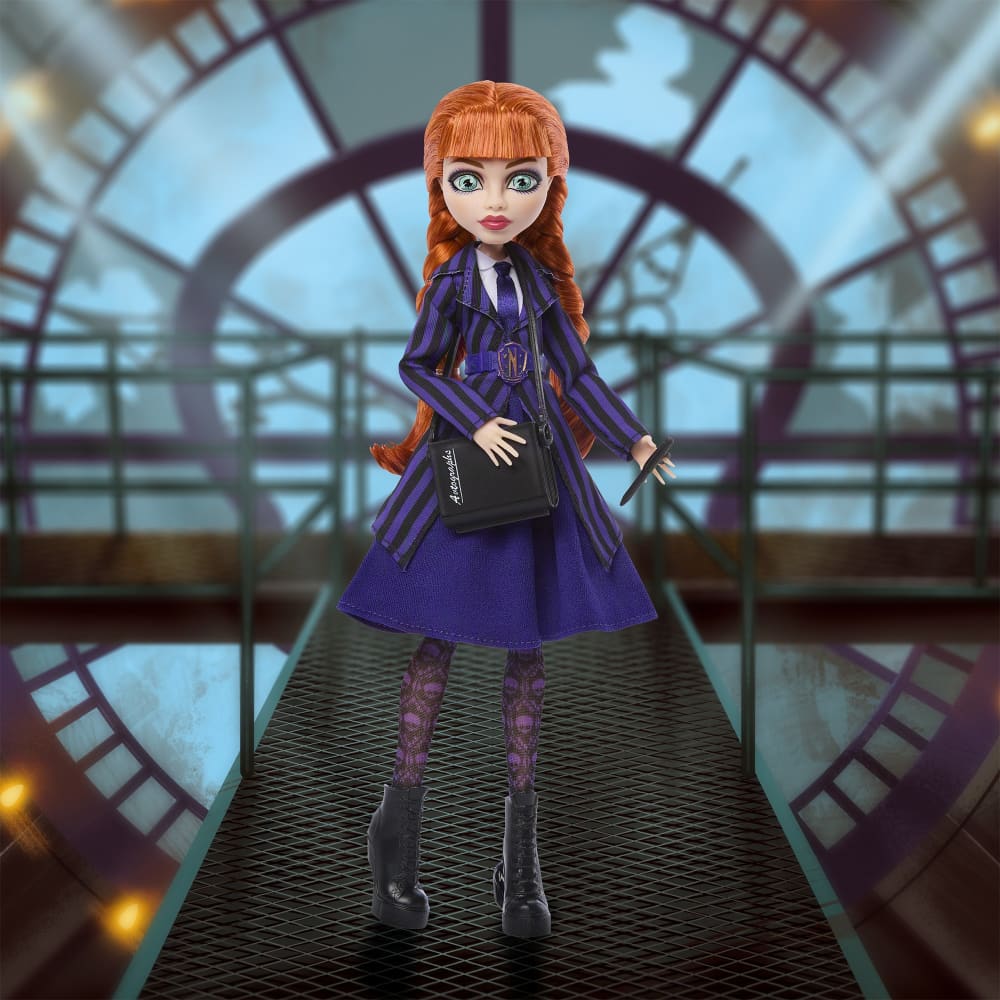 Mattel - Bambola Agnes DeMille della serie Mercoledì di Monster High JNJ92