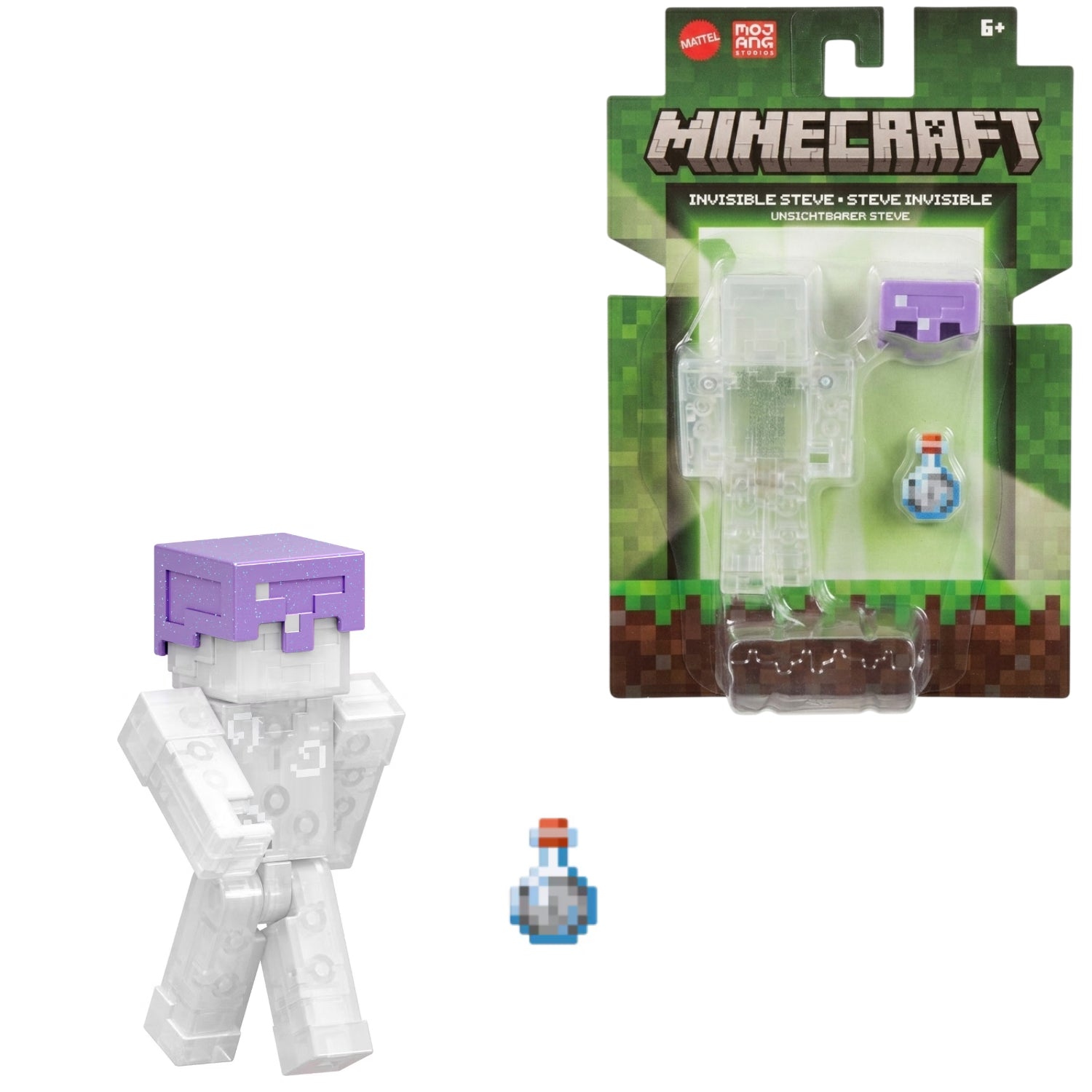 Mattel - Minecraft Personaggi E Accessori in Scala GTP08
