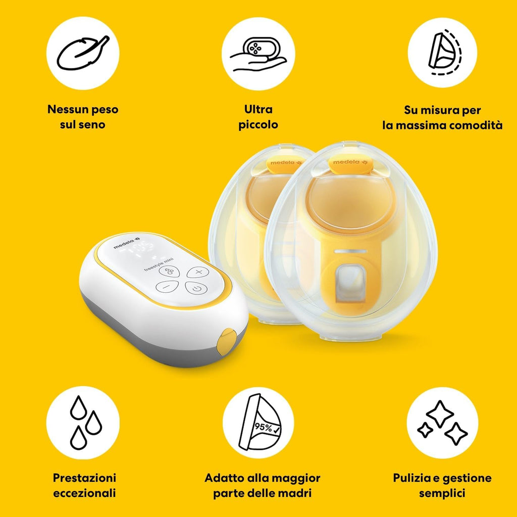 Medela - Tiralatte Fs Mini Hands Free Doppio