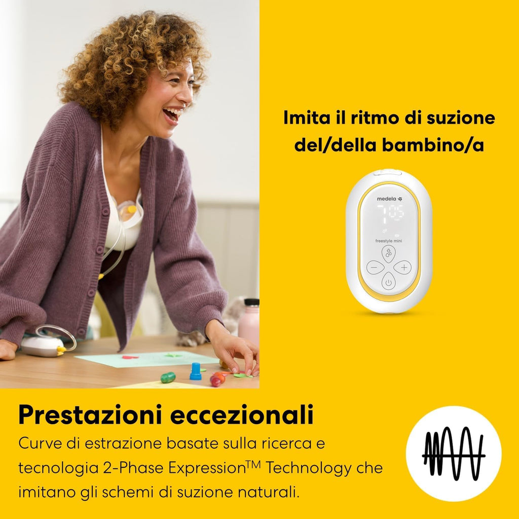 Medela - Tiralatte Fs Mini Hands Free Doppio