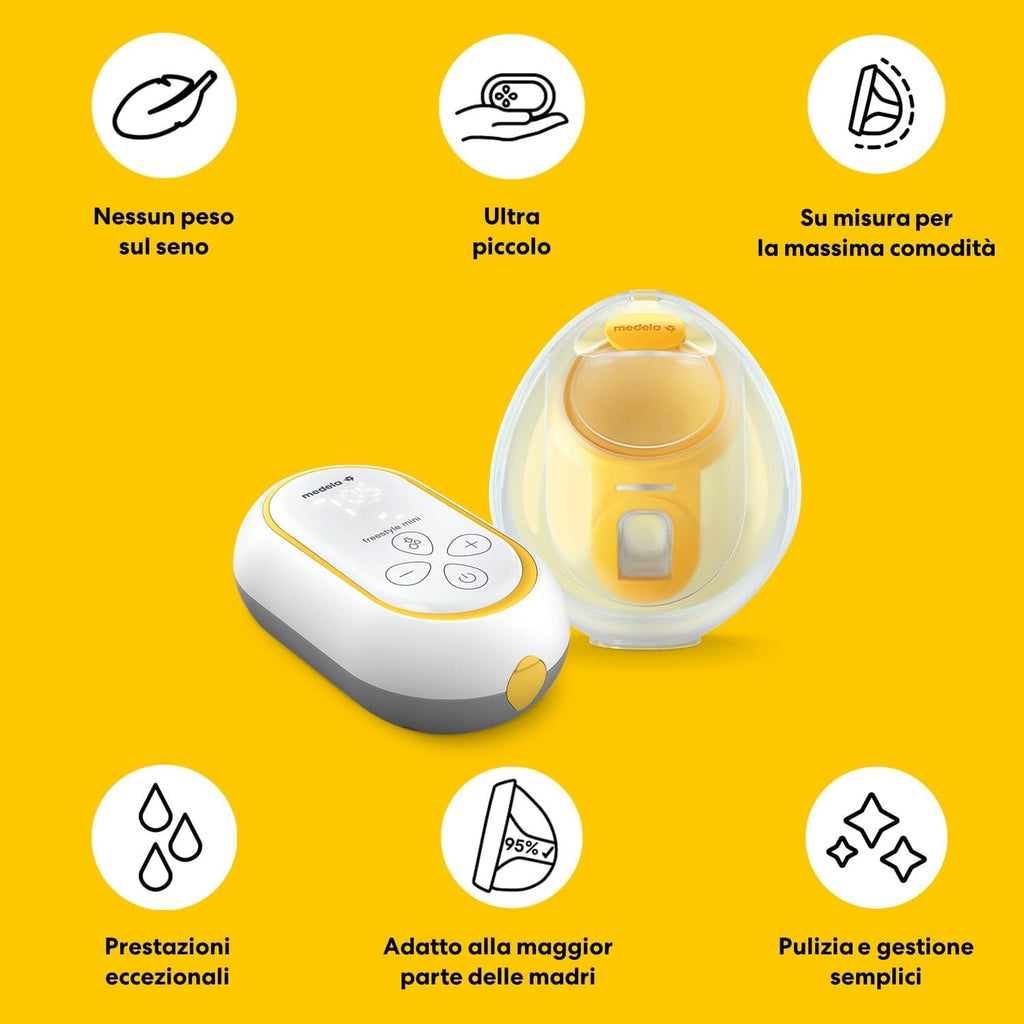 Medela - Tiralatte Freestyle Mini Hands Free Singolo