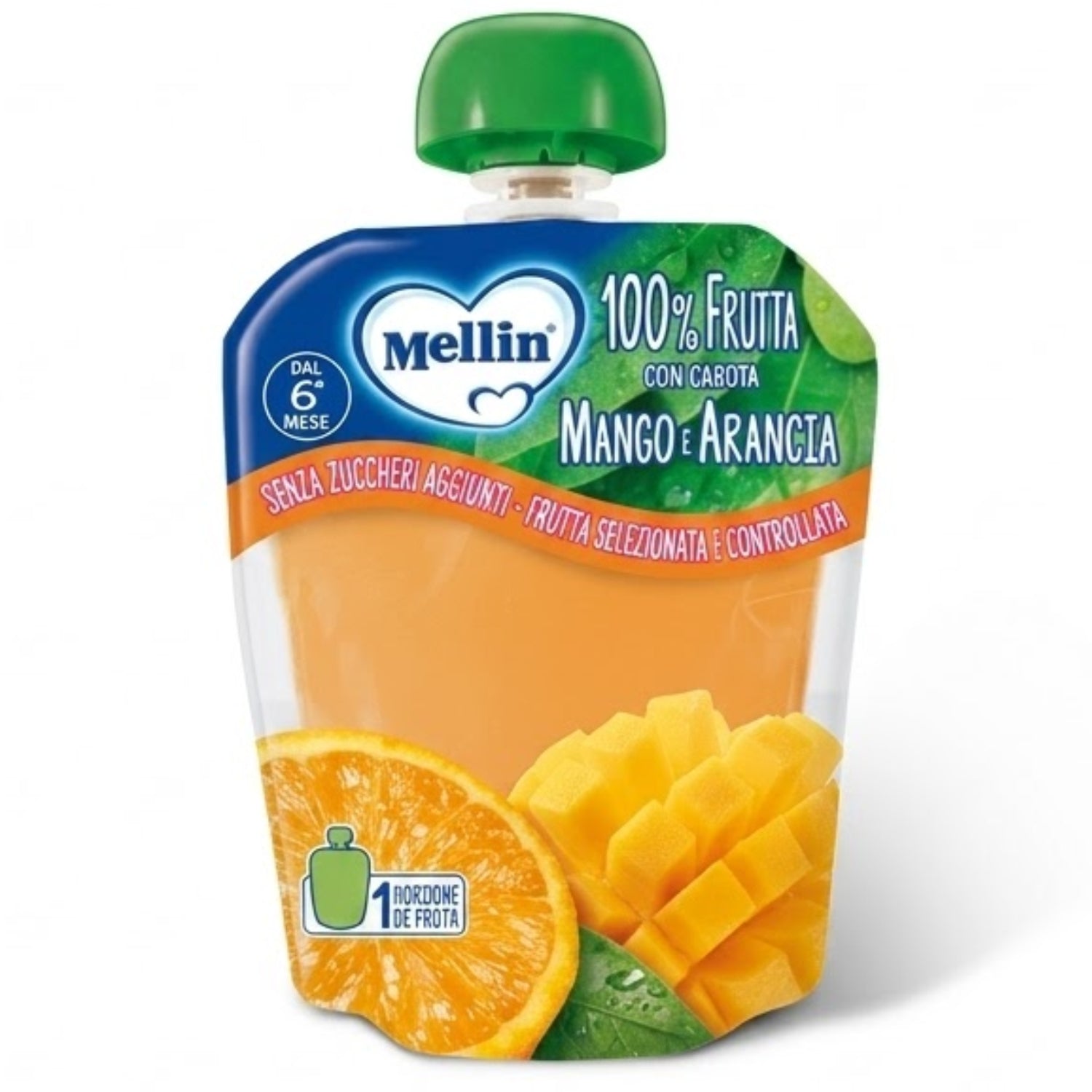 Mellin - Pouch Arancia Mango: Confezione 90gr