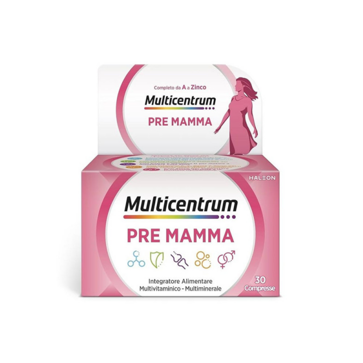 Multicentrum - Integratore Alimentare Pre Mamma 30 Cpr