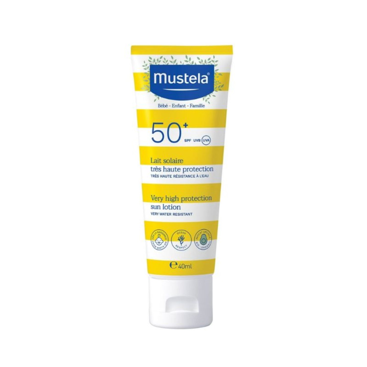 Mustela - Latte Solare SPF50+ 40Ml