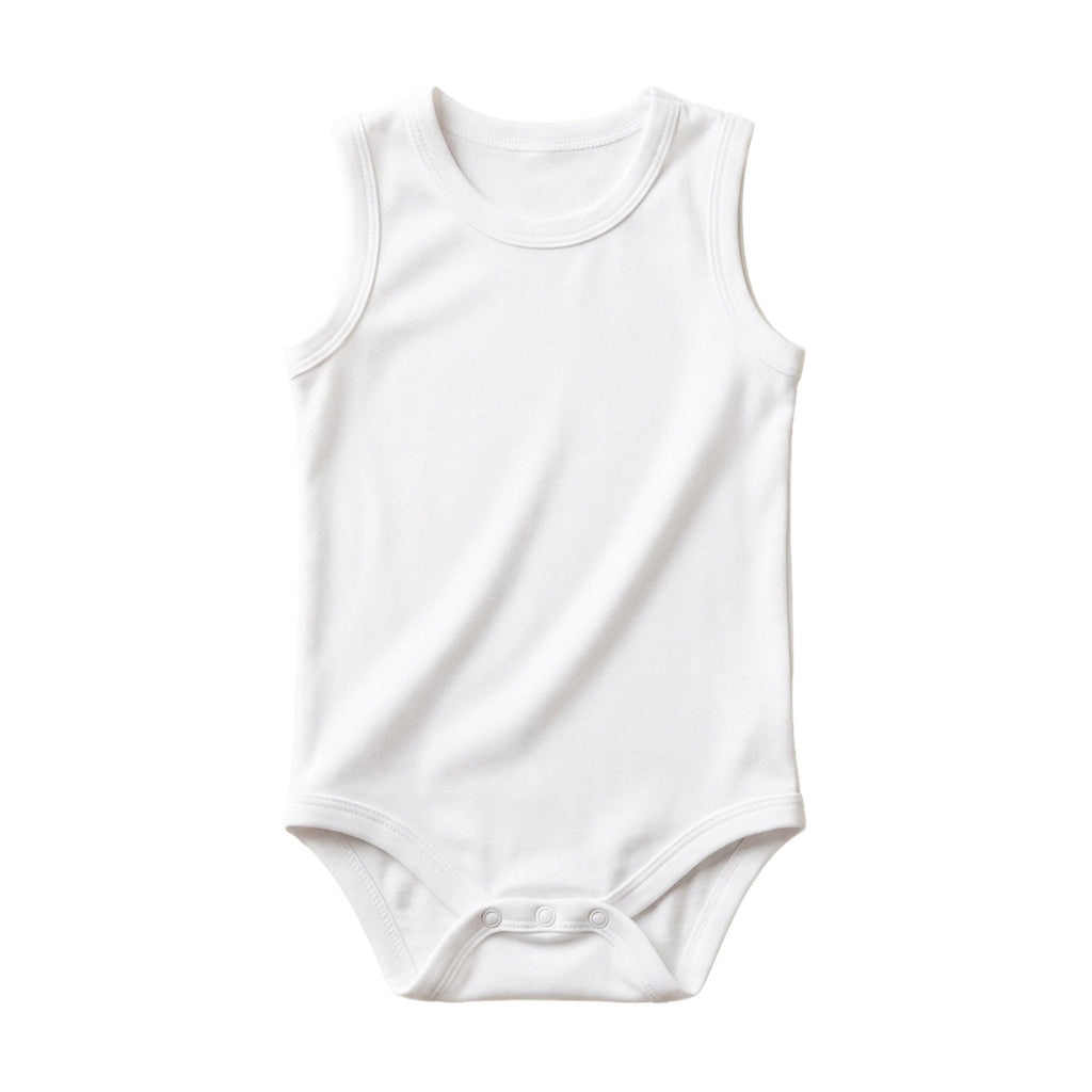 Mysanity - Body neonato senza maniche in bamboo bielastico