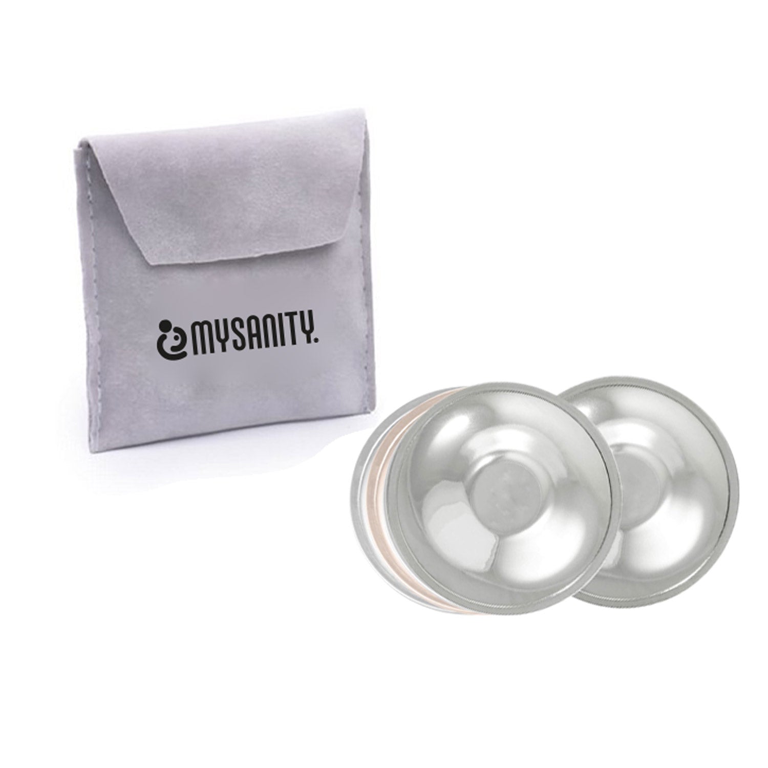 Mysanity - Coppette Paracapezzoli In Argento Trilaminato.