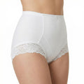 Mysanity - Guaina Post Parto Con Inserti In Pizzo Bianco