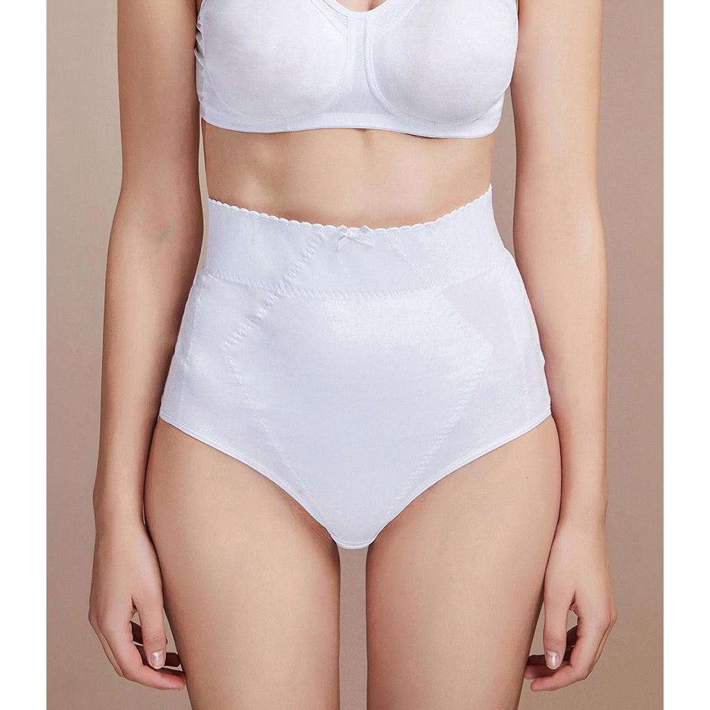 Mysanity - Guaina Post Parto Contenitiva In Cotone Bianco