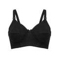 Mysanity - Reggiseno Allattamento Cotone Coppa B Nero