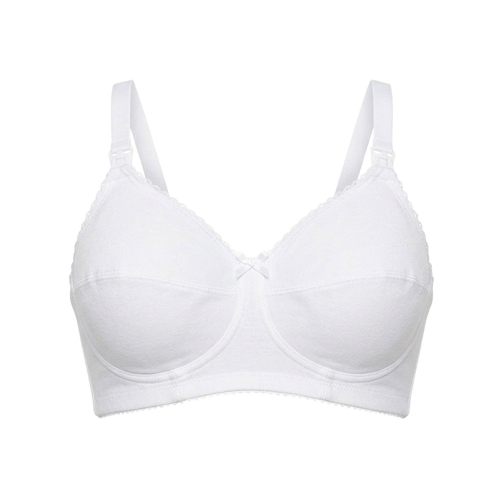 Mysanity - Reggiseno Allattamento Cotone Coppa C Bianco